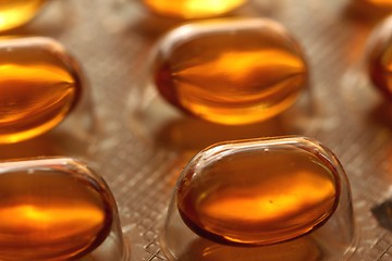 Image showing health oil capsules