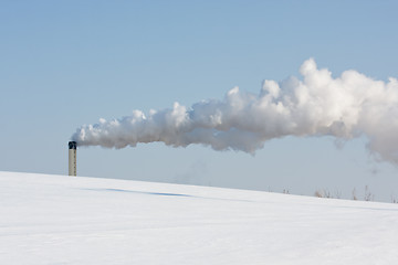 Image showing Industrial smoke