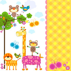 Image showing animals background