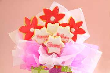 Image showing Birthday Cookie Bouquet