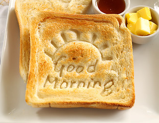 Image showing Good Morning Toast