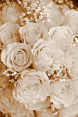 Image showing Bridal Bouquet background 