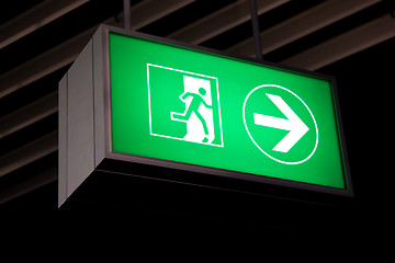 Image showing Emergency Exit