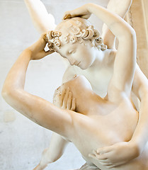 Image showing Psyche revived by Cupid kiss