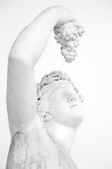 Image showing Statue with grapes