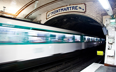 Image showing Paris Metro Station