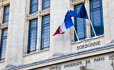 Image showing Paris - Sorbonne University Entrance