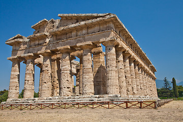 Image showing Paestum temple - Italy