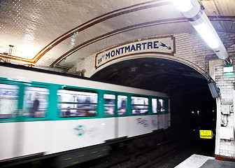 Image showing Paris Metro Station
