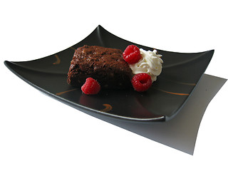 Image showing Tempting brownies