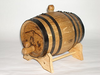 Image showing Tequila barrel