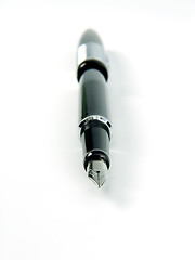 Image showing black pen on white background