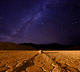 Image showing Beautiful Milky Way Formation in Death Valley California