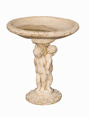 Image showing Ornamental Bird Bath