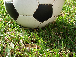 Image showing soccer & grass 02