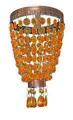 Image showing Yellow and Orange Chandelier