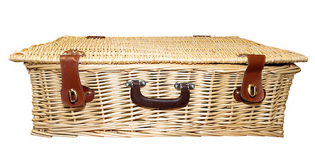 Image showing Cane Picnic Hamper