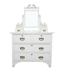 Image showing Antique White Dressing Table