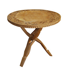 Image showing Antique Wooden Table