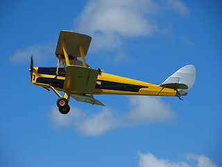 Image showing Yellow Vintage Aircraft