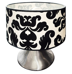 Image showing Black and White Table Lamp