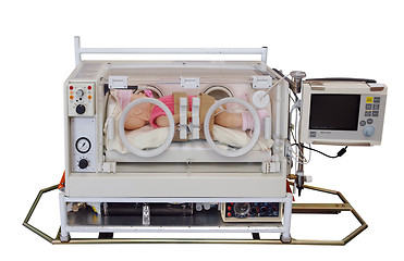 Image showing Doll in Transportable Incubator