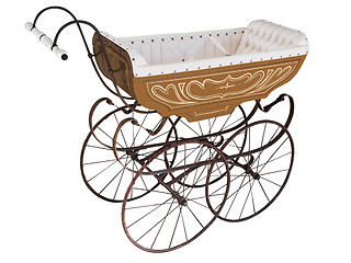 Image showing Ornate Antique Pram