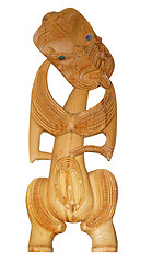 Image showing Traditional Maori Carving