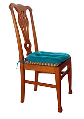 Image showing Antique Chair with Cushion