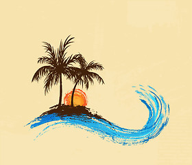 Image showing Palm trees