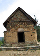 Image showing St. Mary's and the skies. Asinou. Cyprus