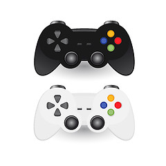 Image showing Illustration of Game pad Joystic