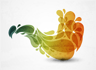 Image showing Abstract shape background