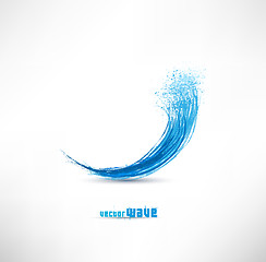 Image showing Blue wave sign