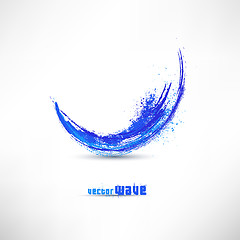 Image showing Blue wave sign