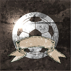 Image showing Soccer design background