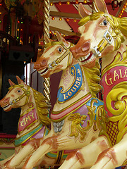 Image showing Carousel Horses