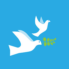 Image showing Dove of Peace Vector