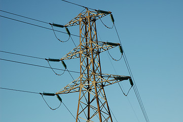 Image showing high voltage mast