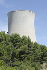 Image showing cooling tower nuclear