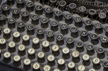 Image showing old typewriter