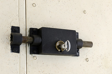 Image showing prison door lock