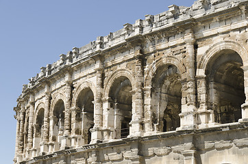 Image showing ancient arenas of Nimes