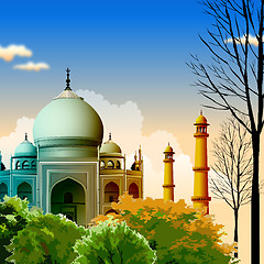 Image showing Taj Mahal, agra, India