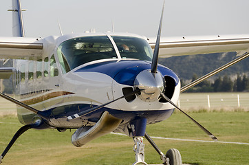 Image showing civil propeller plane