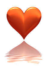 Image showing heart water