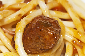 Image showing goulash with noodles