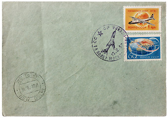 Image showing Airmail Stamps