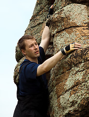 Image showing Rock climber.