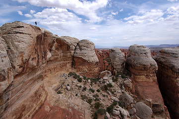 Image showing Hiking